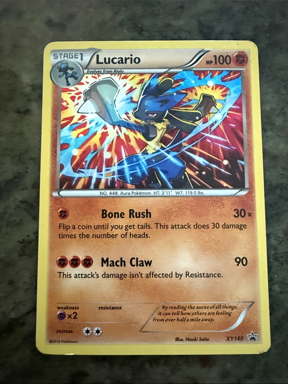 Lucario Pokémon Card - Mint